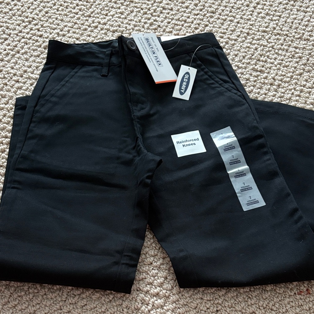 Old Navy Kids Black Casual Pants Size 7